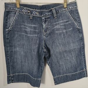 Lucky Brand Distressed Blue Denim Shorts
